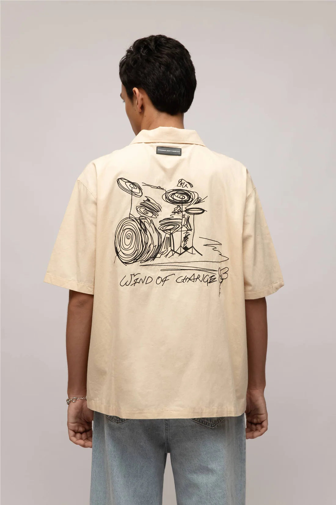 WalaWali Wind of Change Embroidered Shirt