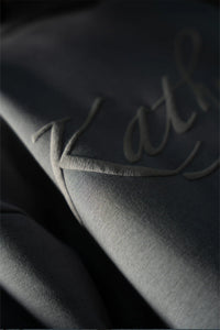 Kathnbenz Oversized Dark Grey Hoodie - Icebreed Wolf