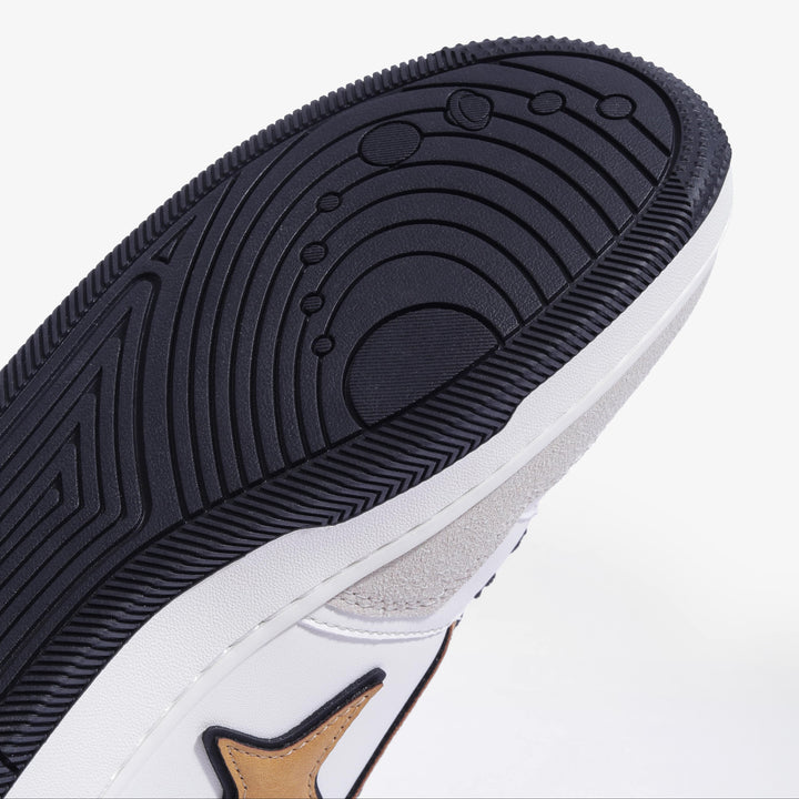 Grippy rubber outsole