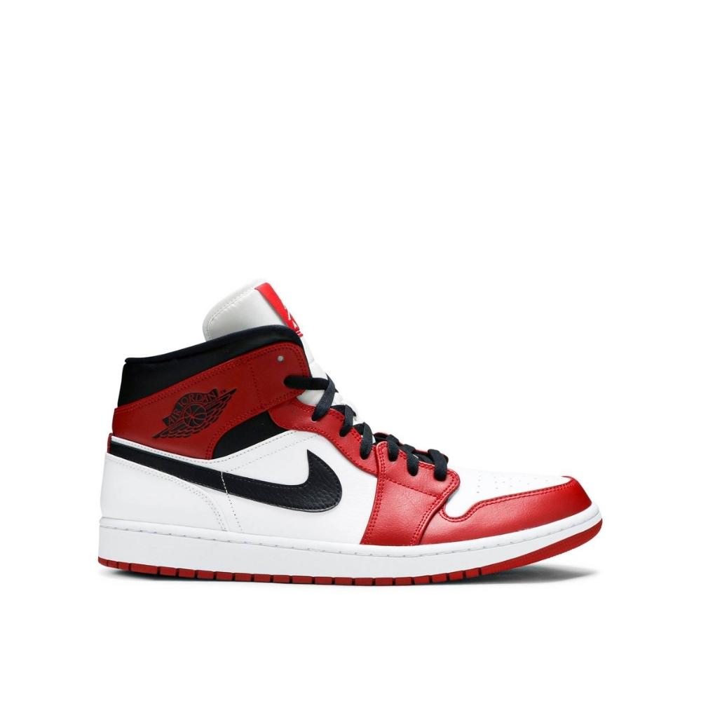 Side view of Air Jordan 1 Mid Chicago