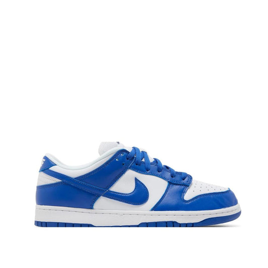 side view of Nike Dunk Low Retro SP 'Kentucky'; right pair