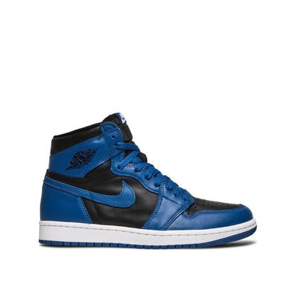 Side view of Air Jordan 1 High Dark Marina Blue