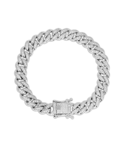 DIAMOND STUDDED CUBAN BRACELET