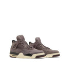 Angled view of A Ma Maniére x Air Jordan 4 Retro 'Violet Ore'