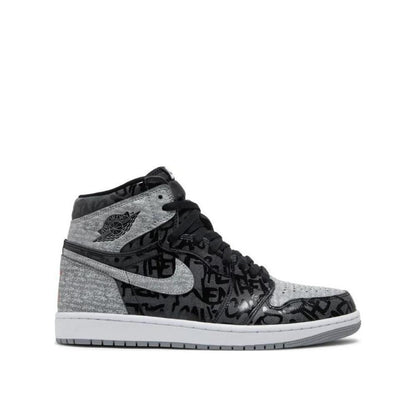 Side view of Air Jordan 1 High Rebellionaire