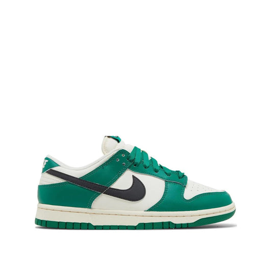 side view of Nike Dunk Low SE 'Lottery Pack - Malachite'; right pair