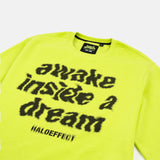 Men's 'Awake Inside a Dream' Yellow T-Shirt
