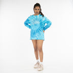 Halo Effect Drop-out Tie Dye Blue Full Sleeve T-Shirt