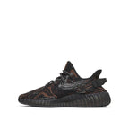 Side view of Adidas Yeezy 350 V2 MX ROCK; left pair