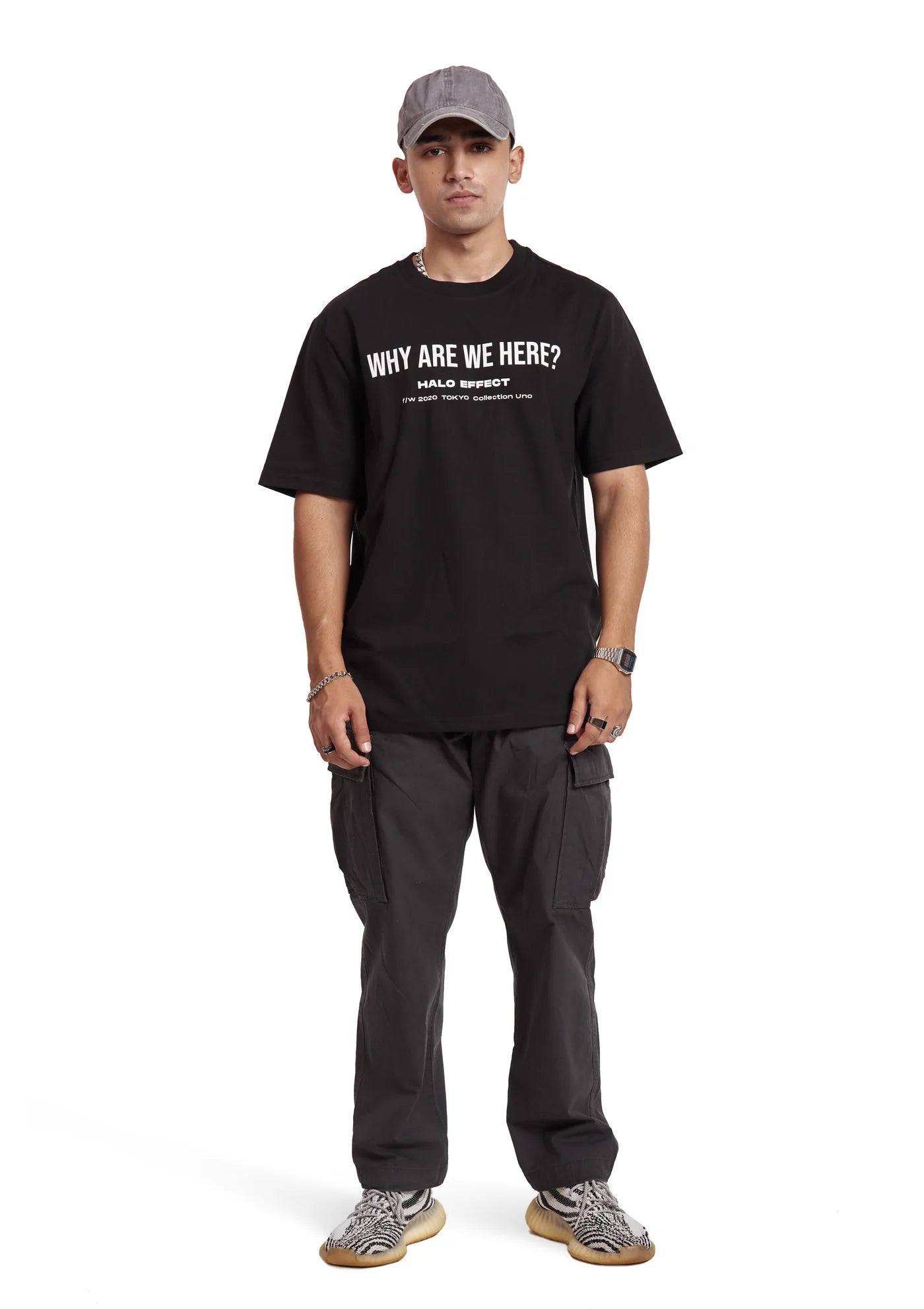 Halo Effect 'Why Are We Here' Black T-Shirt