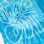 Halo Effect Drop-out Tie Dye Blue Full Sleeve T-Shirt