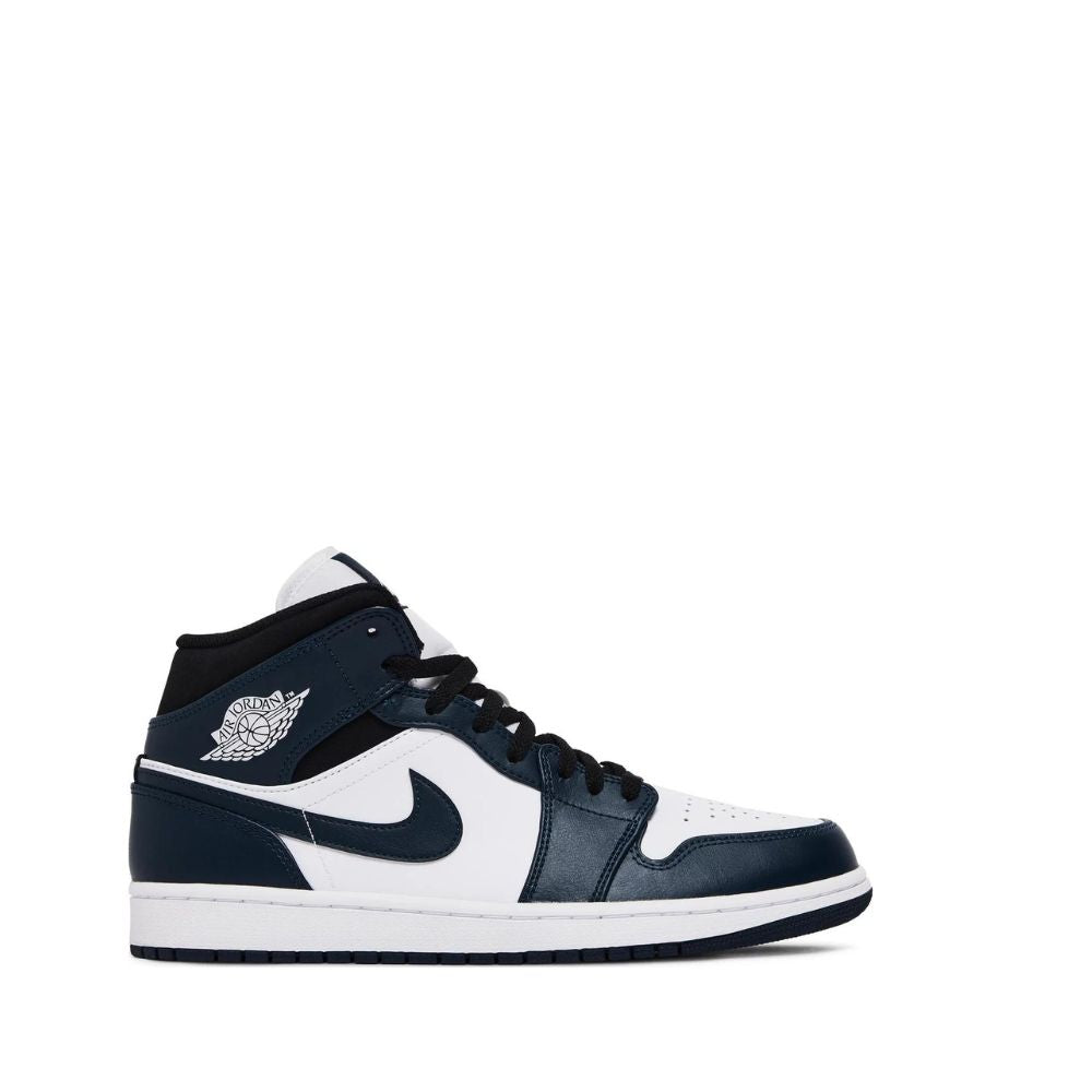 Side view of Air Jordan 1 Mid 'Armory Navy'