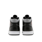 Back heel view of Air Jordan 1 Mid Shadow