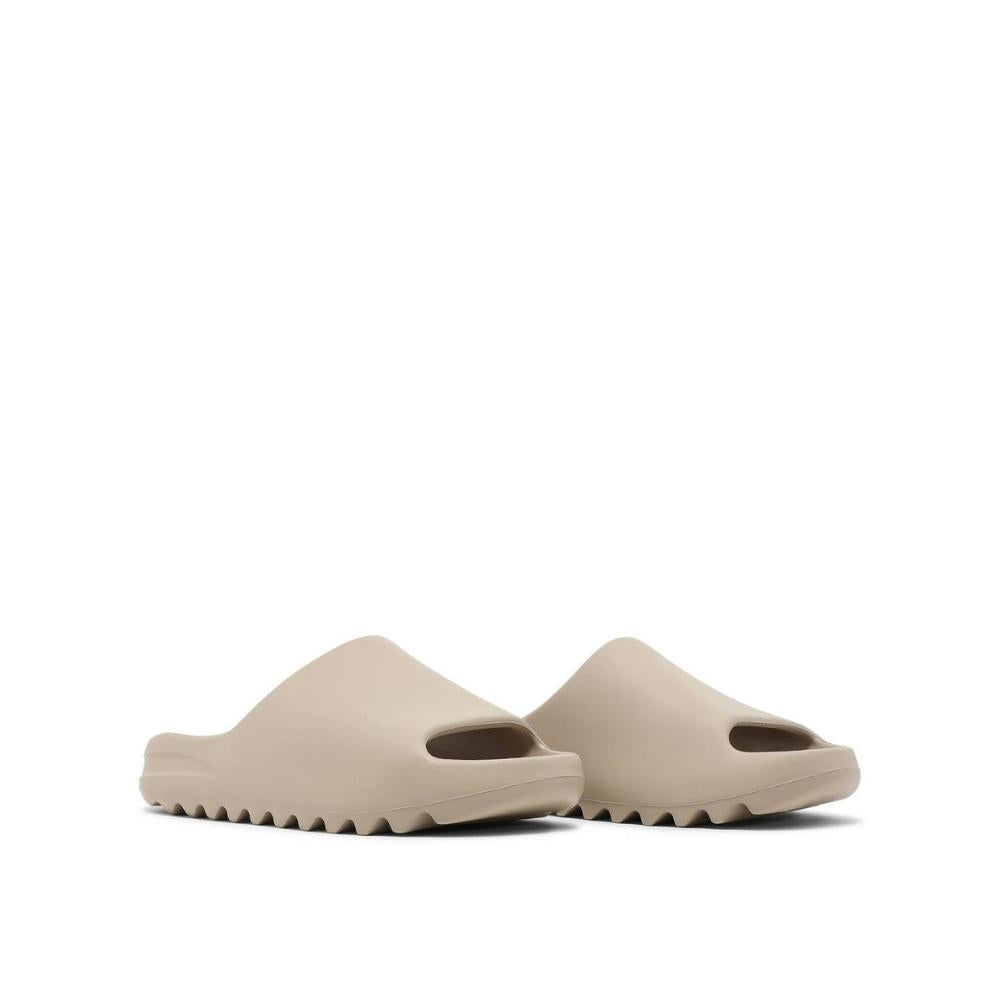 angled view of Adidas Yeezy Slides Pure