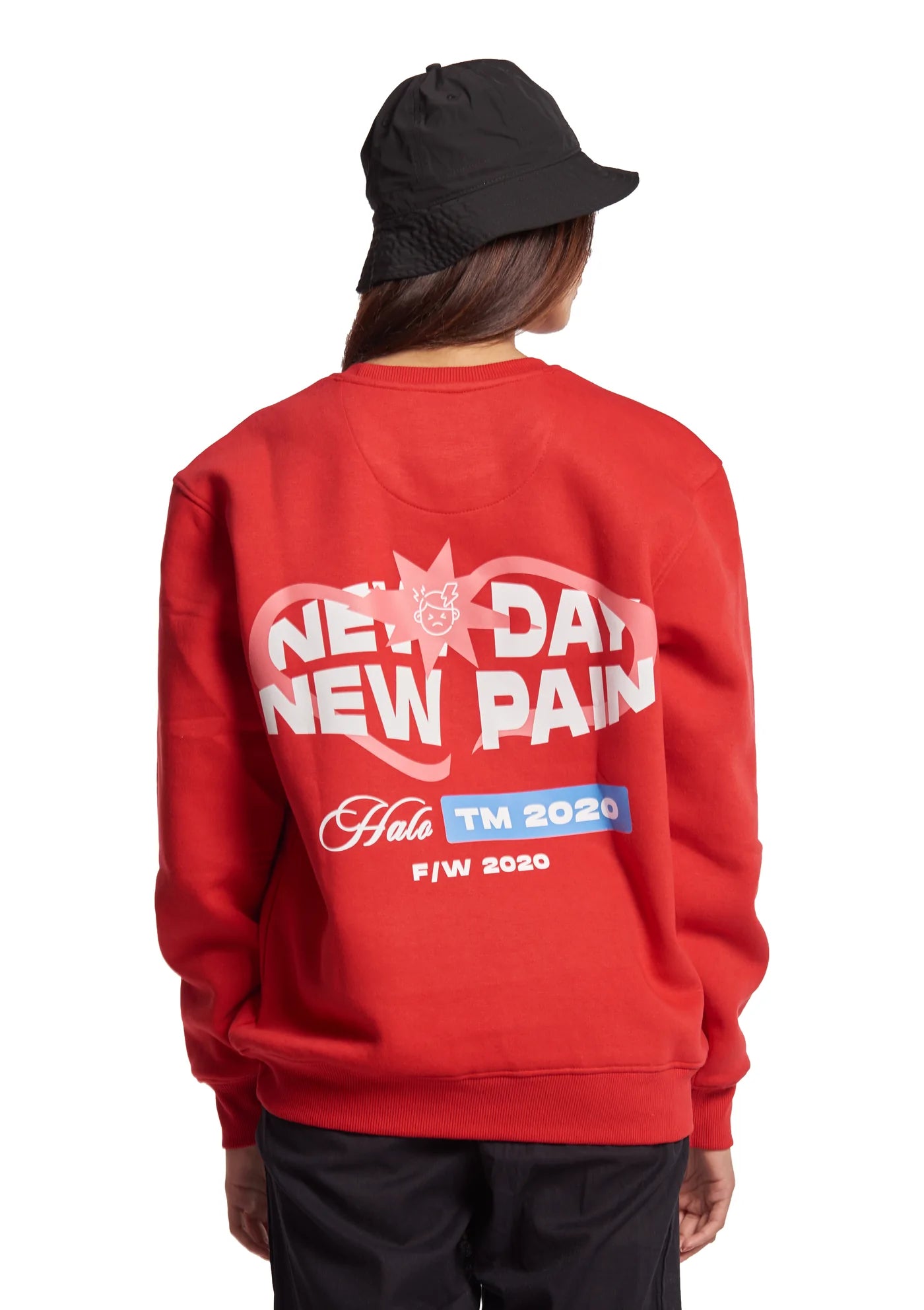 Halo Effect 'New Day New Pain' Red Sweatshirt