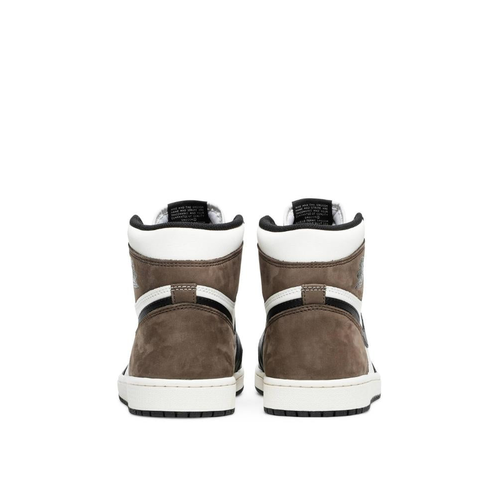 Back view of Air Jordan 1 High Dark Mocha