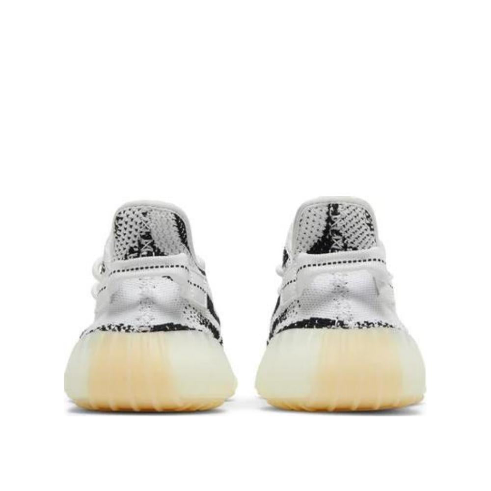 Back view of Adidas Yeezy 350 v2 Zebra