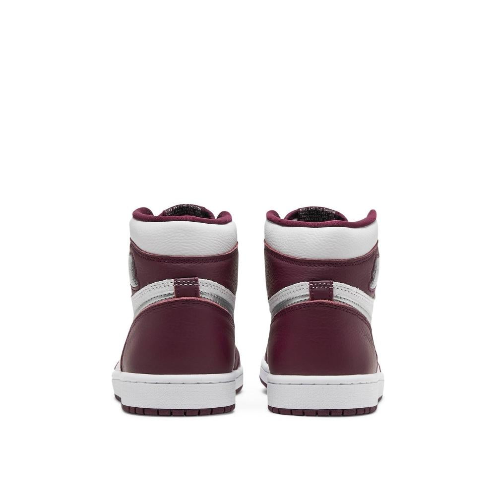 Back view of Air Jordan 1 High Bordeaux