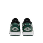 Back heel view of Air Jordan 1 Low Noble Green