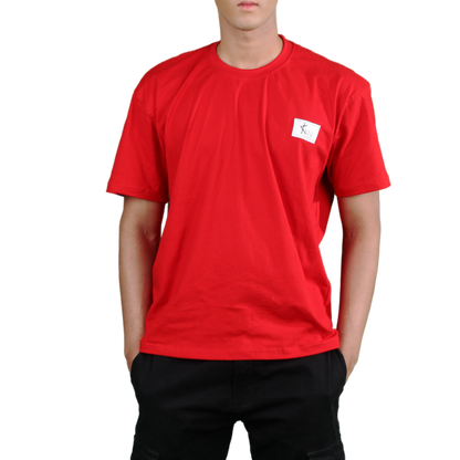 KNN Calcutta 'Euphoria' Red Oversize T-Shirt