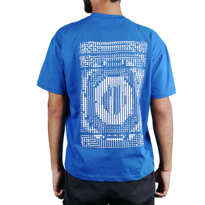 KNN Calcutta 'Cyberpunk; Blue' Oversize T-Shirt