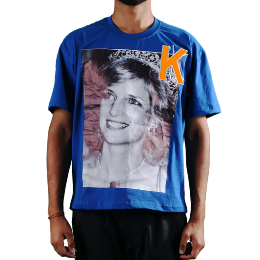 KNN Calcutta 'Sweetheart; Blue' Oversize T-Shirt