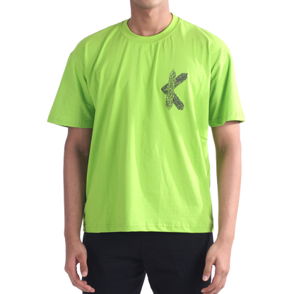 KNN Calcutta 'Cyberpunk; Green' Oversize T-Shirt