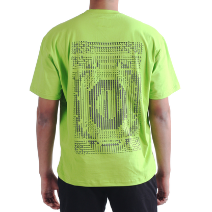 KNN Calcutta 'Cyberpunk; Green' Oversize T-Shirt