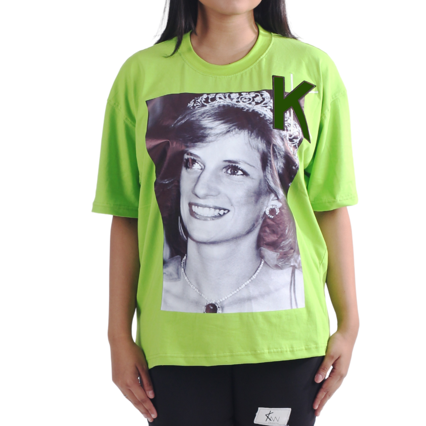 KNN Calcutta 'Sweetheart; Green' Oversize T-Shirt
