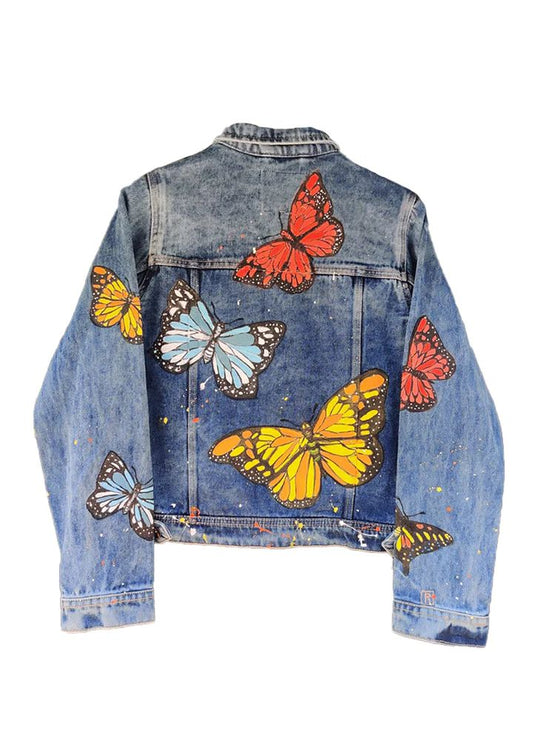 Valkyre Clothing Women's 'Butterfly Effect' Denim Jacket
