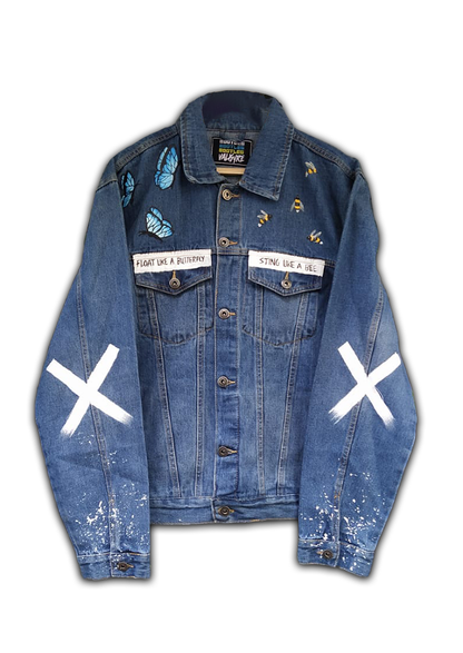 Valkyre Clothing Unisex 'Muhammed Ali - The People's Champ' Denim Jacket