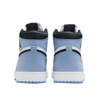 Back view of Air Jordan 1 High University Blue