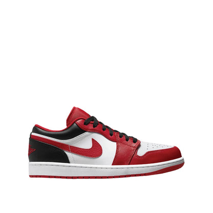 Side view of Air Jordan 1 Low Bulls