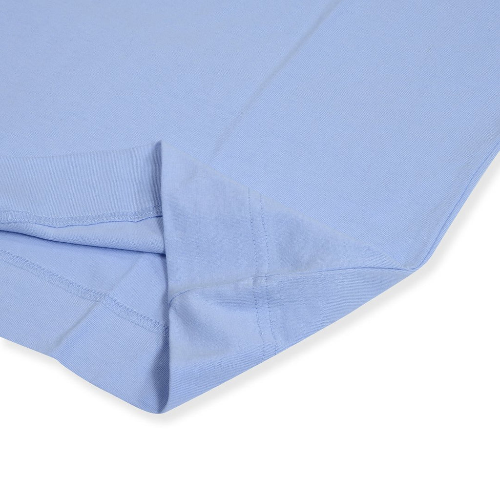 Bomaachi Oversized Blank Blue Longline T-Shirt