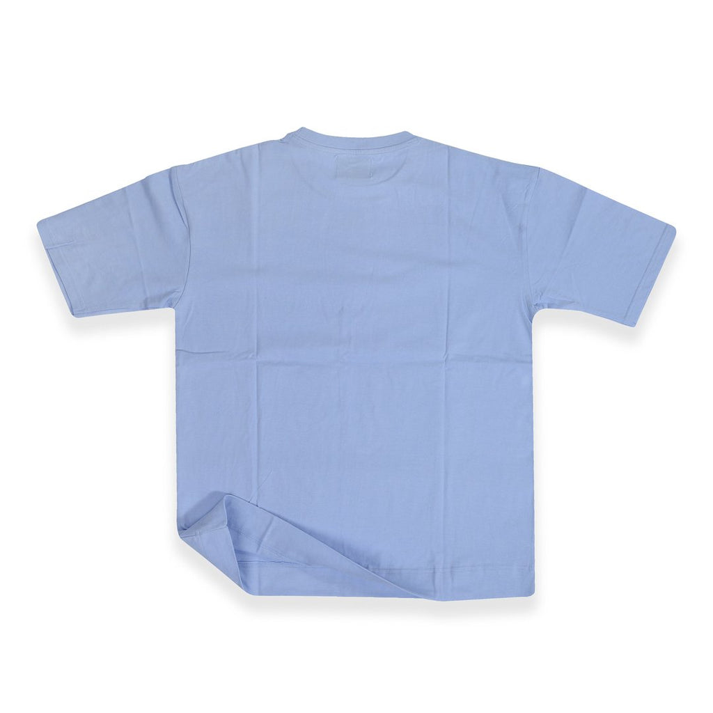 Bomaachi Oversized Blank Blue Longline T-Shirt
