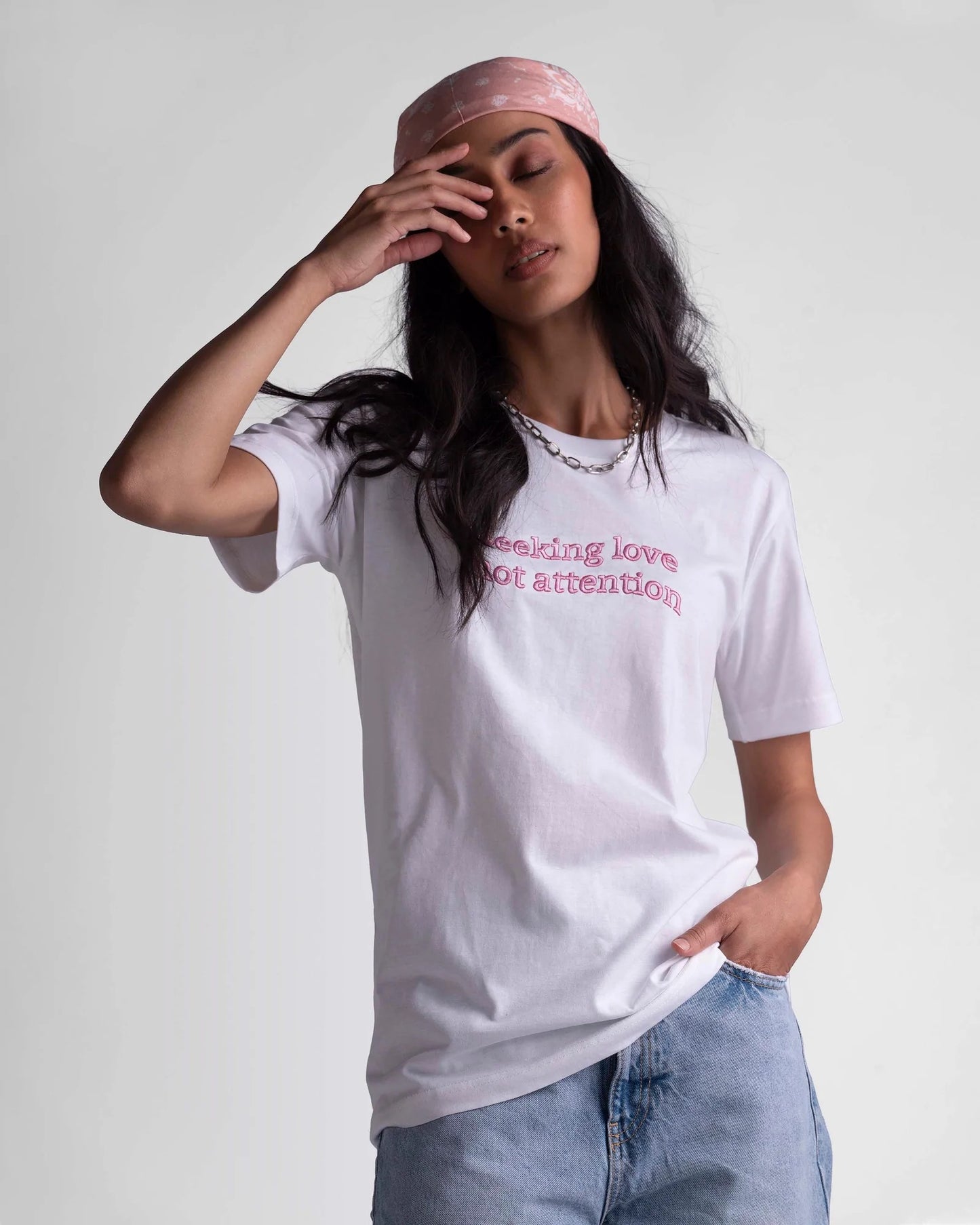 Exhale Label Women's 'The Ekta' White T-Shirt