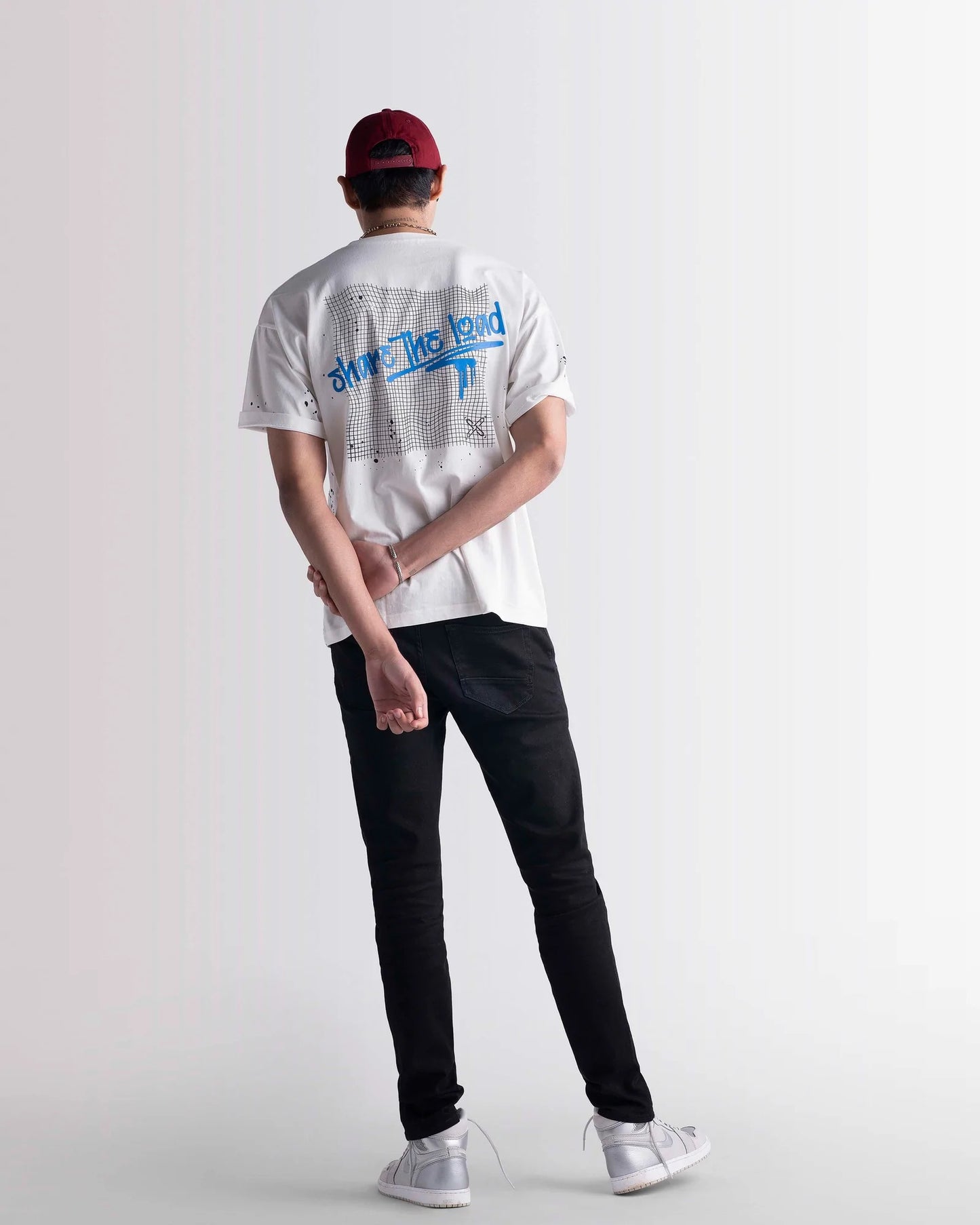 Exhale Label Unisex 'The Kanika' White T-Shirt