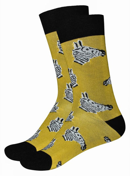 Astro Socks Zarty the Zebra Crew Socks