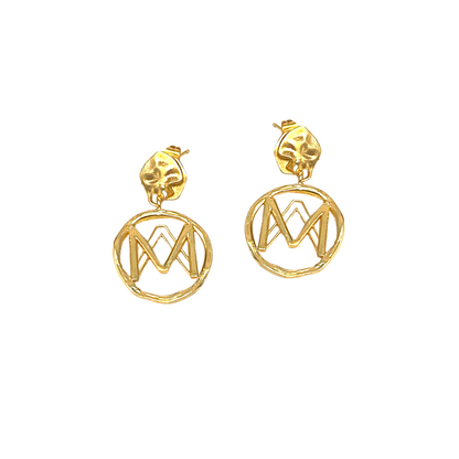 Michelle Alexander 'Signature' Logo Earrings