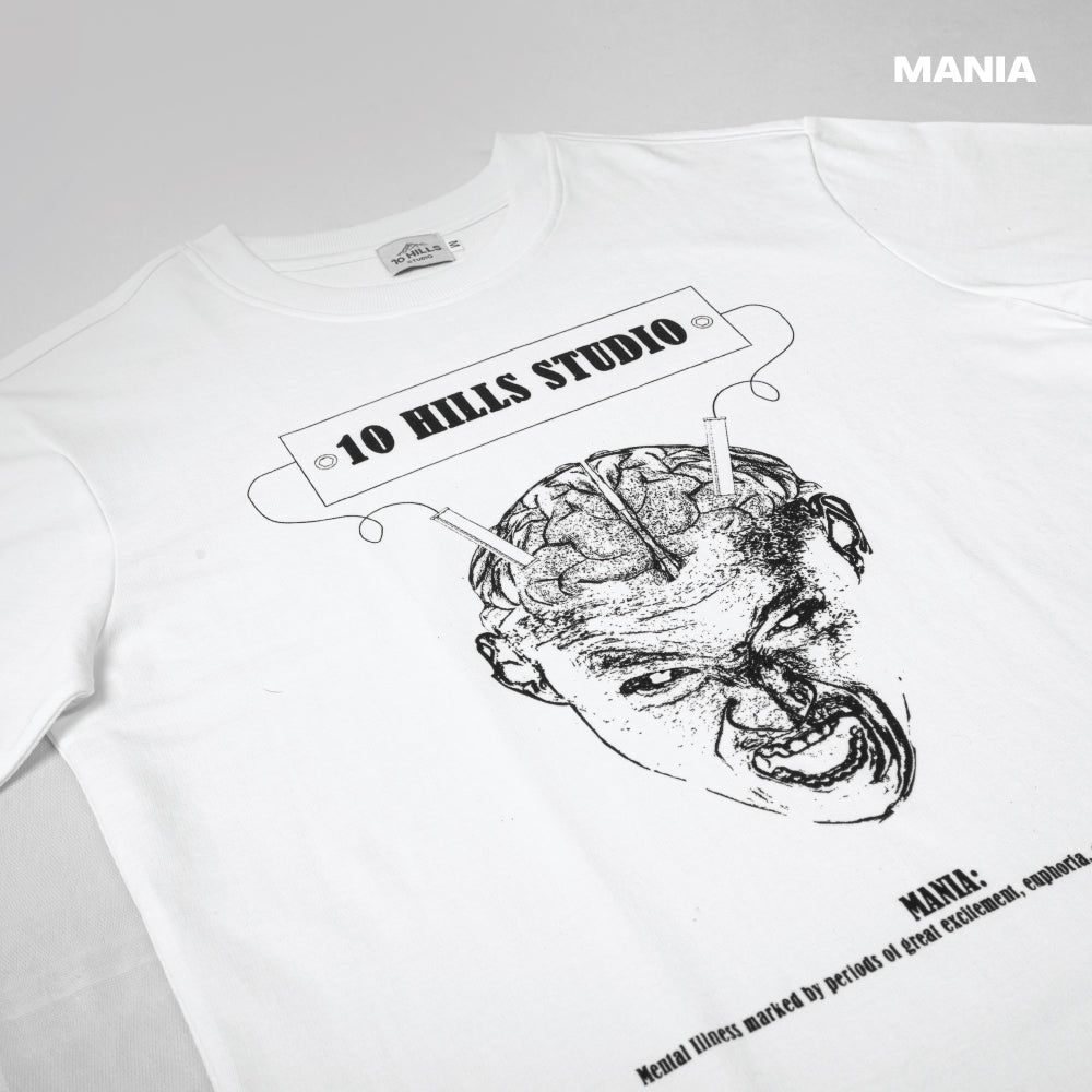 Mania White 'Lobotomy' Oversize T-shirt
