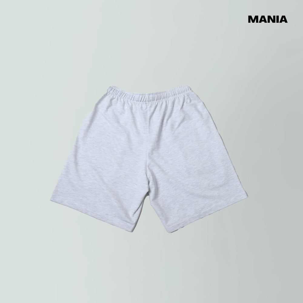 Mania Unisex Melange Grey 'Definition' Shorts