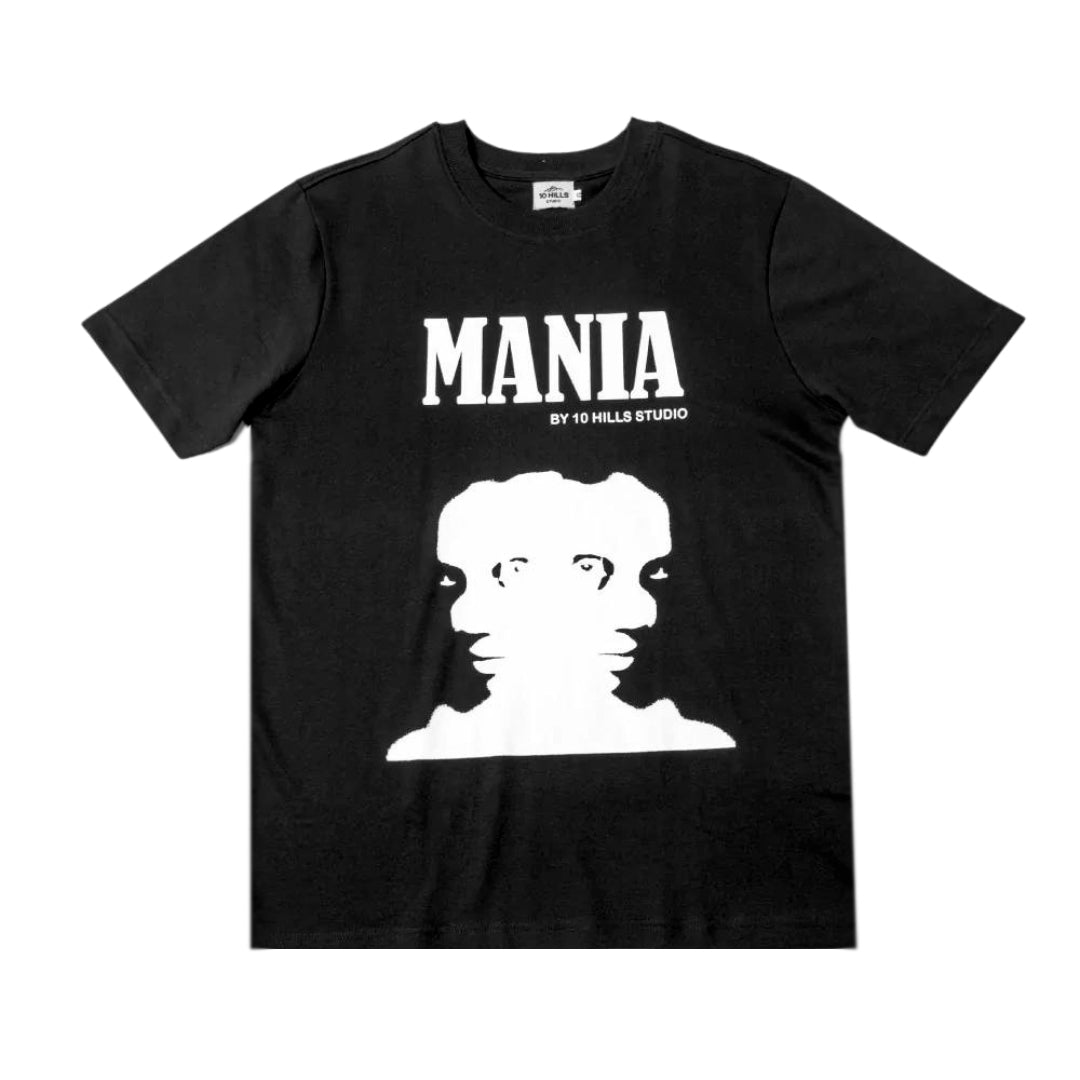 Mania Black "Two-Faced" Oversize T-shirt
