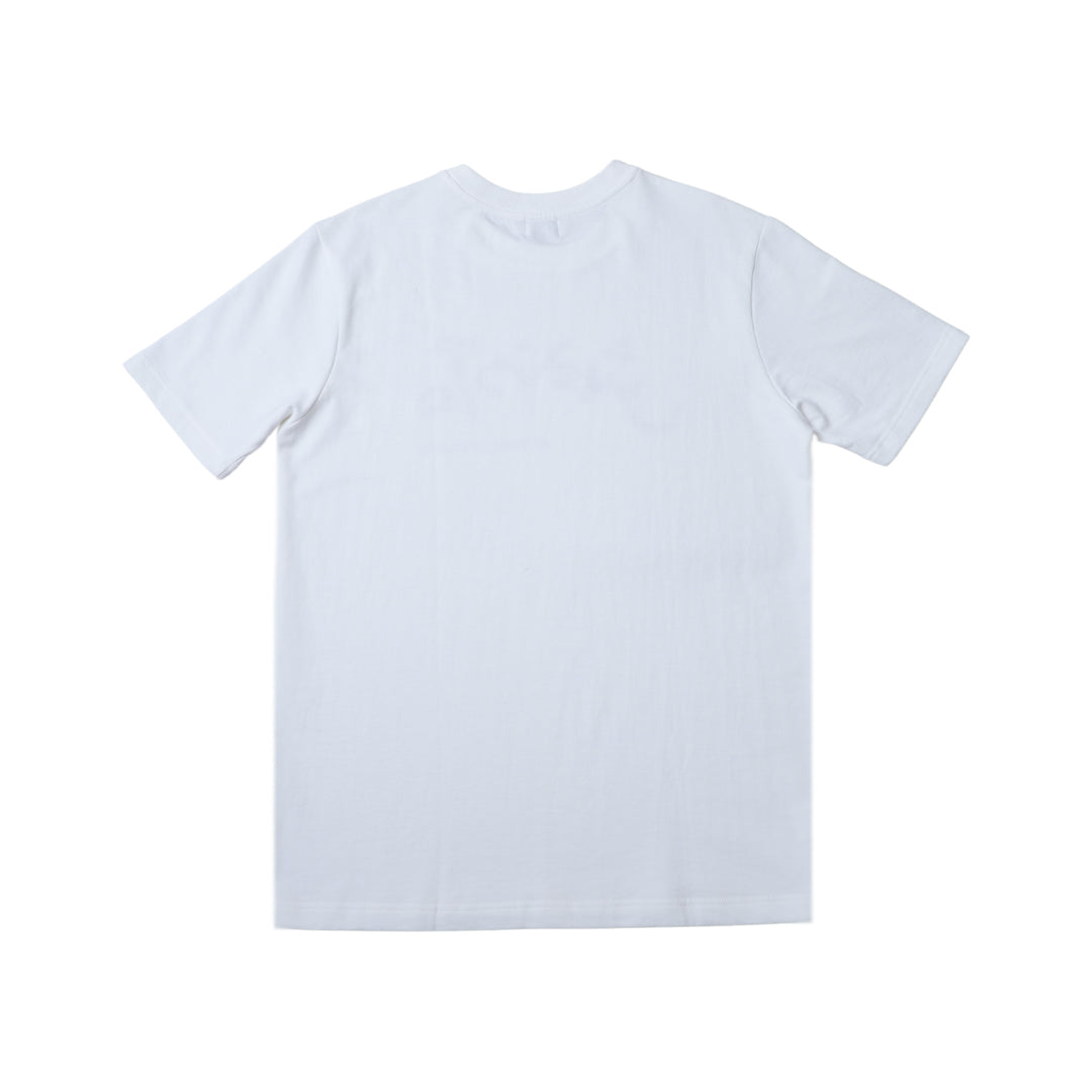 Mania Unisex White Logo Oversize T-Shirt