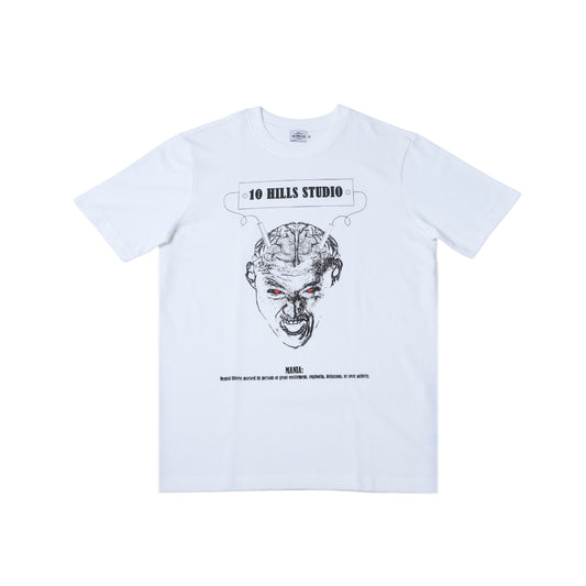 Mania White 'Lobotomy' Oversize T-shirt