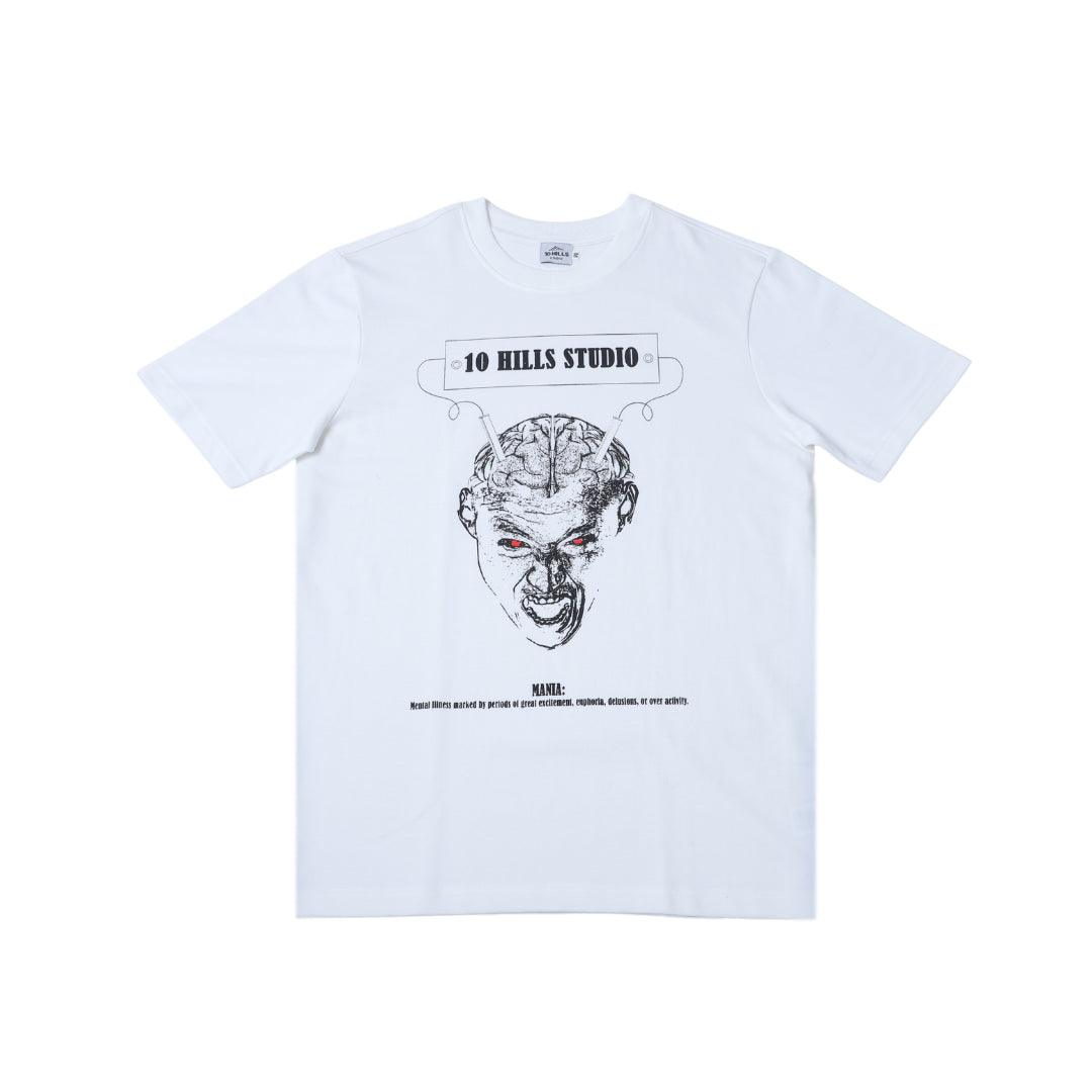 Mania White 'Lobotomy' Oversize T-shirt