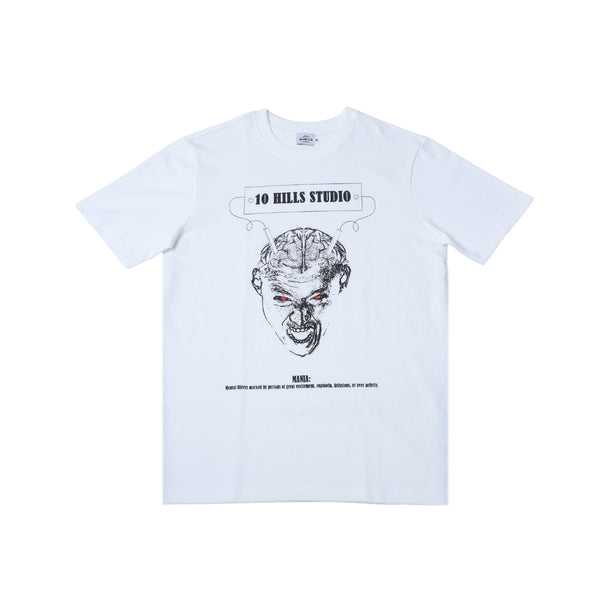 Mania White 'Lobotomy' Oversize T-shirt - reference