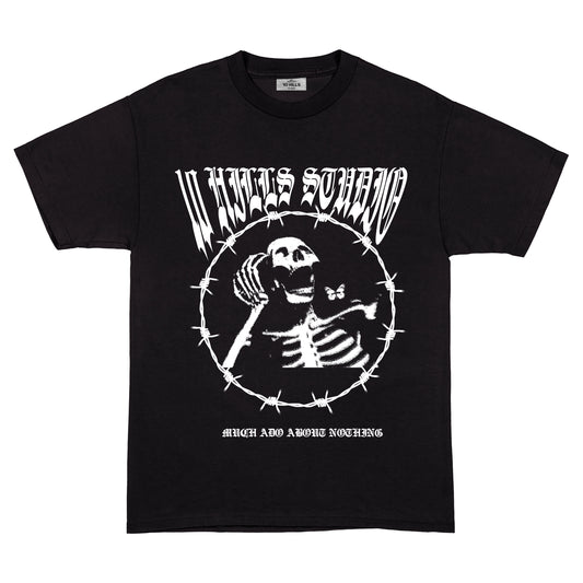 10 Hills Studio Unisex 'Much Ado About Nothing' Black Boxy Tee