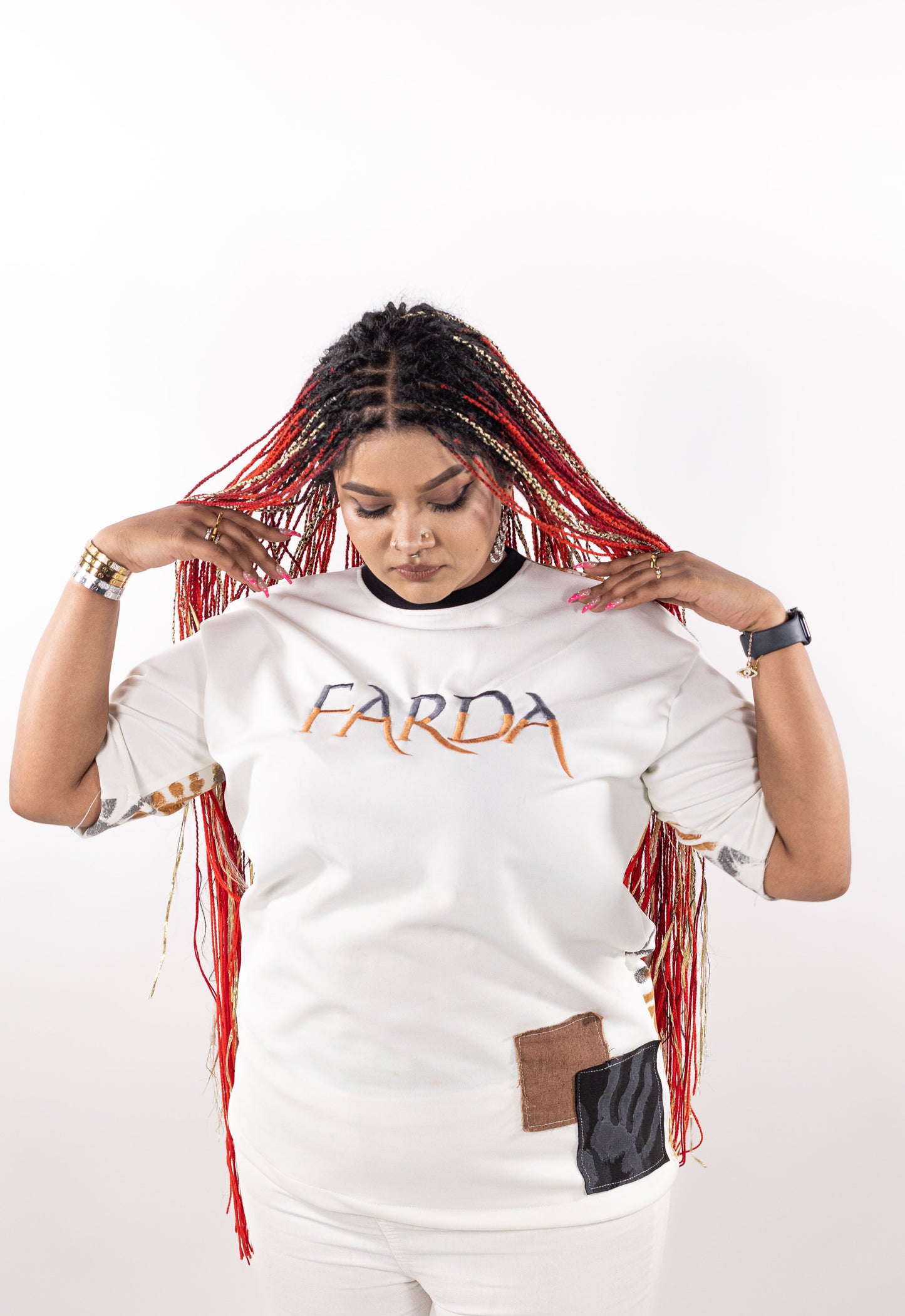 Farda Clothing Unisex White 'Ode' T-Shirt