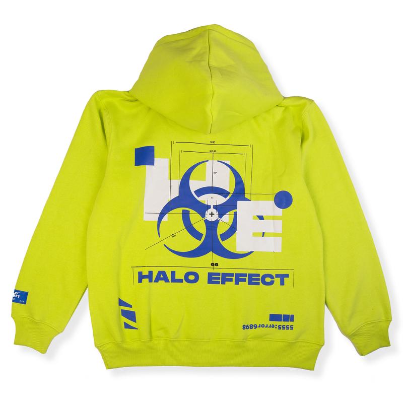 Halo Effect Unisex 'Radioactive' Neon Yellow Hoodie