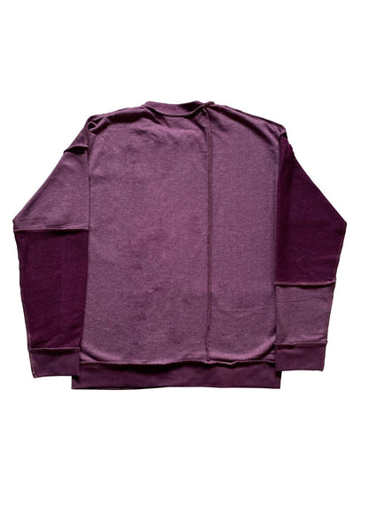 WalaWali Unisex Purple Reversible Sweatshirt
